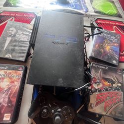 Ps2 Fat W Control And Games