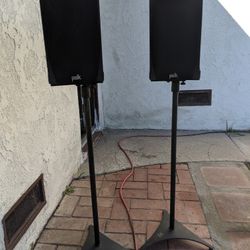 Polk Audio Speakers w/Stands