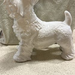 Ceramic Dog Vase