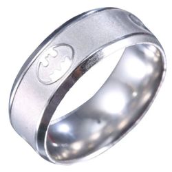 Silver Colored Batman Ring