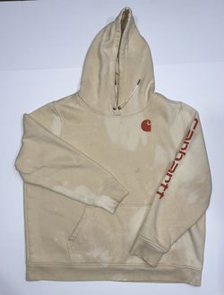 Carhartt Men’s Relaxed Fit Midweight Logo Sleeve Graphic Hoodie Size XXL