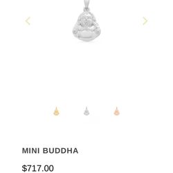 18k Buddah Pendant 