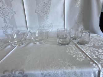 Princess House Revere Bowls & Old Fashion Glasses (Set of 6)