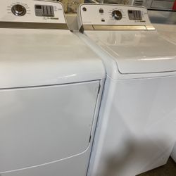 GE Washer And Gas Dryer Set Top Load 