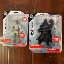 Star Wars Toybox Luke Skywalker & Darth Vader (New, Disney Store Exclusive)