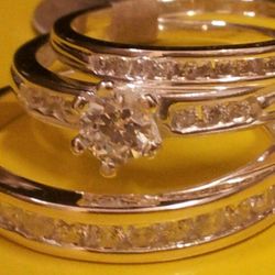 wedding rings silver