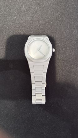 Mens Octagonal Watch Grey 43 mm