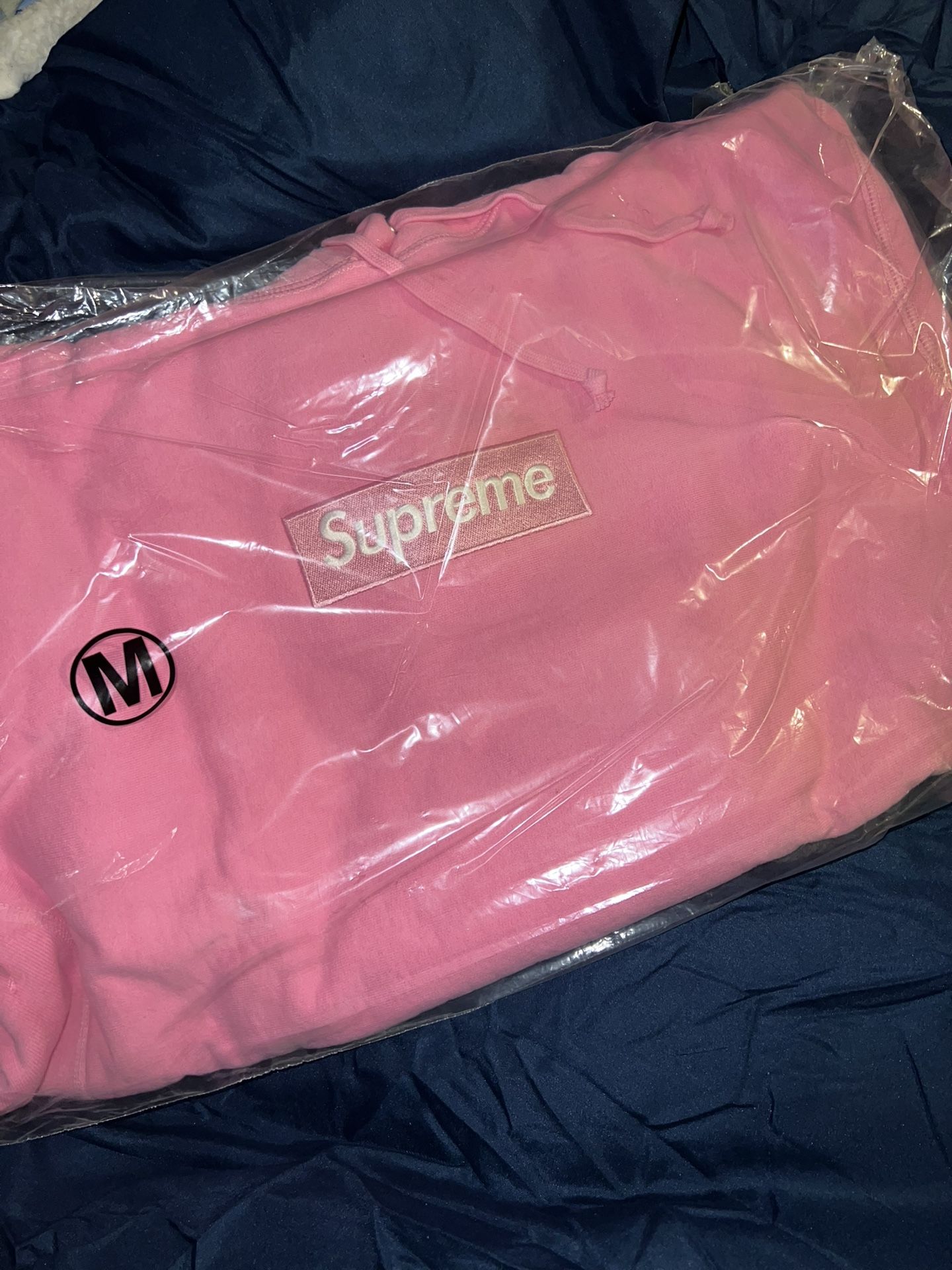 Supreme FW21 Pink Box Logo Hoodie