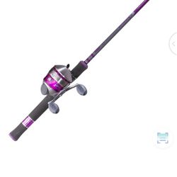 Zebco 33 Spincast Reel and 2-Piece 
Fishing Rod Combo, Comfortable EVA   Handle, Quickset Anti-Reverse Fishing   Reel with Bite Alert 6 Foot - Spincas