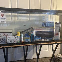 Brand New 55 Gallon Fish Tank w/accessories