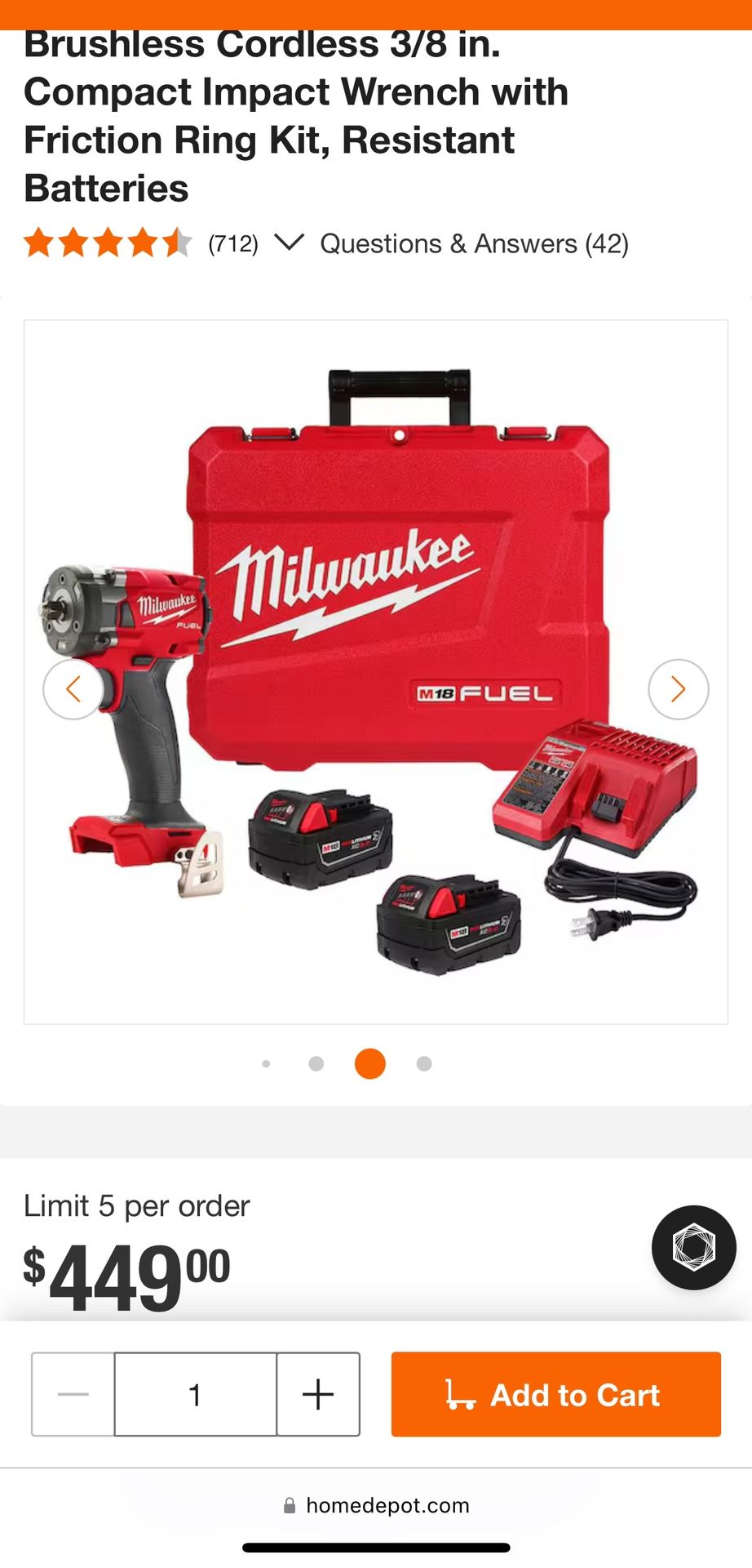 MILWAUKEE IMPACT DRILL