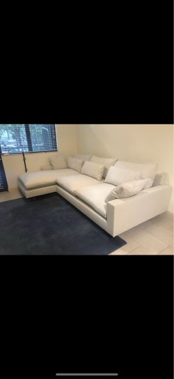 West Elm Left 2-Piece Chaise Sectional