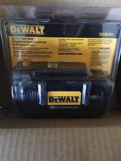 Dewalt DCB361 36 volt lithium ion battery