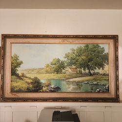 Large Painting European River
