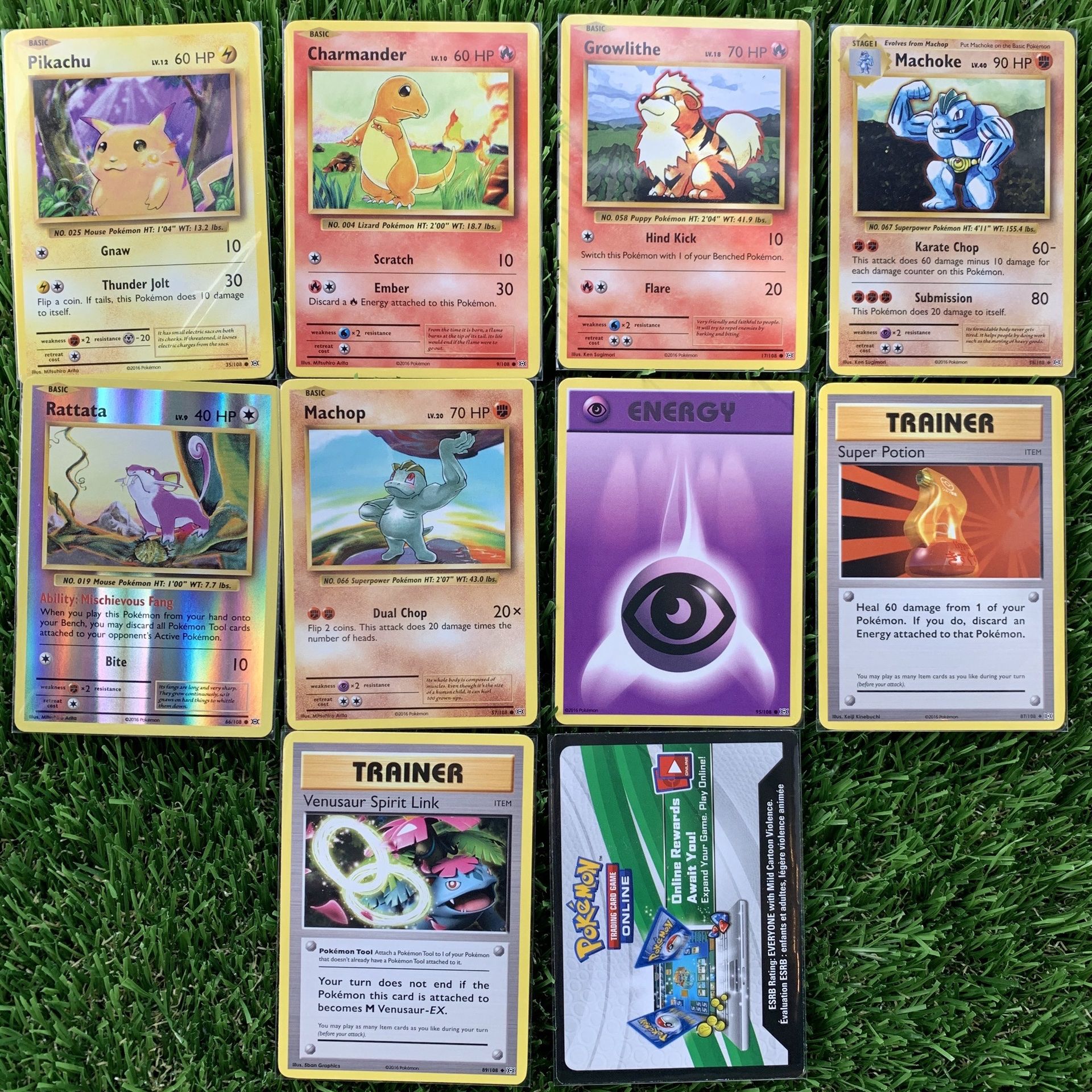 Pokemon Cards Bundle Lot Starters Pikachu Charmander Mint Charizard Blastoise Special Delivery