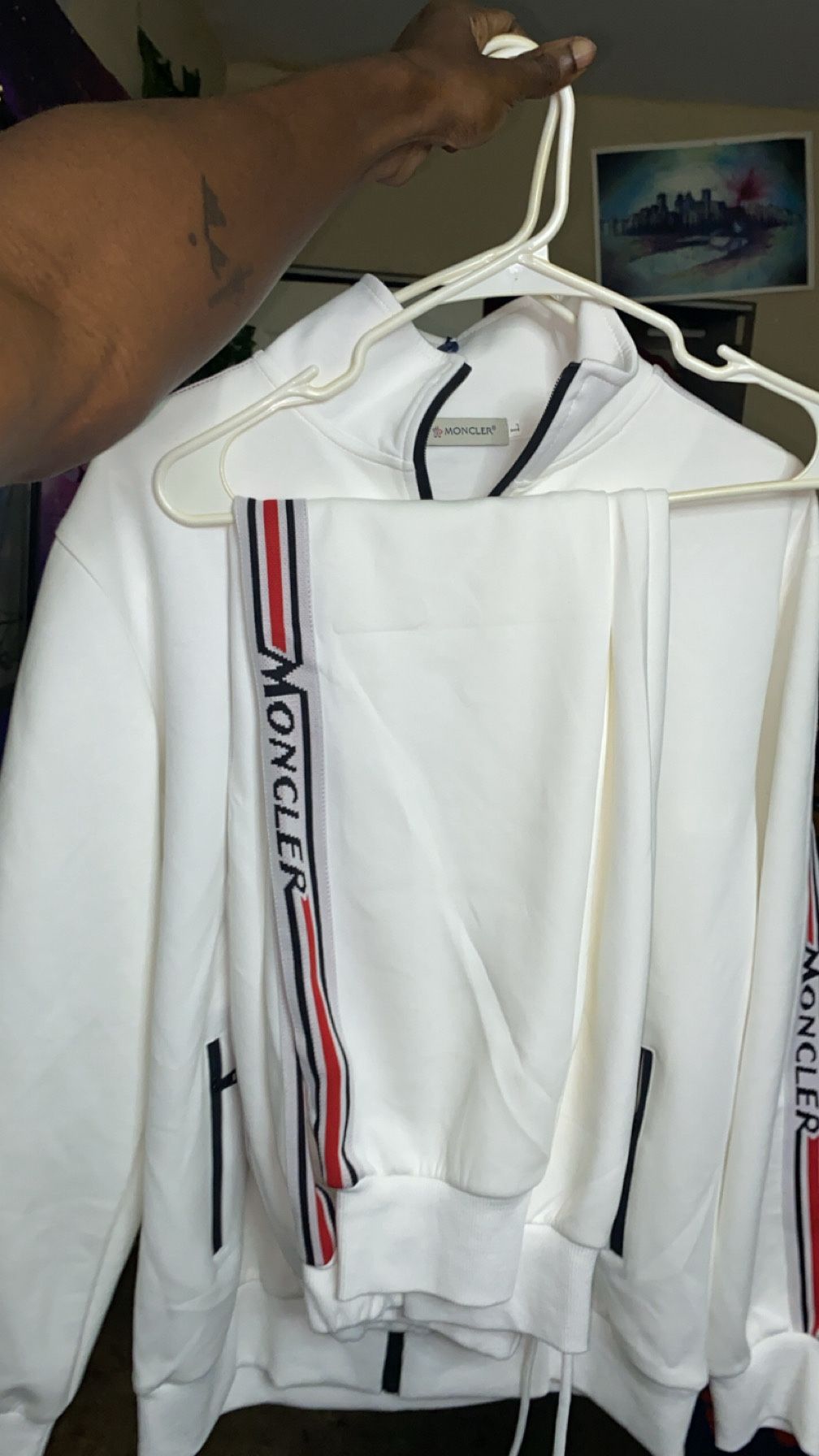 Large White Tracksuit
