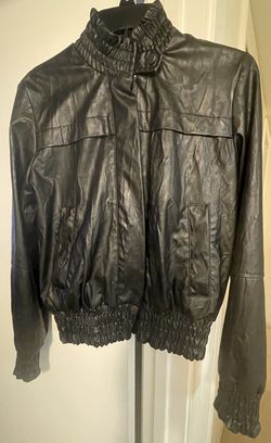 Zara Basic Black LeatherJacket , Size M
