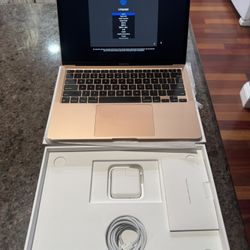 13” MacBook Air (GOLD) M1 Chip, 256GB SSD storage, (2020)