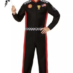 Adult Racecar Driver Costume (Size: Medium)