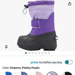 Girls Columbia Pink Snow Boots
