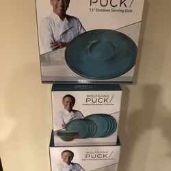 Wolfgang Puck Outdoor Dinnerware Collection set.