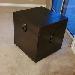 Wooden Storage Chest Trunk Box