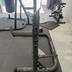 Golds Gym Adjustable Squat/bench rack