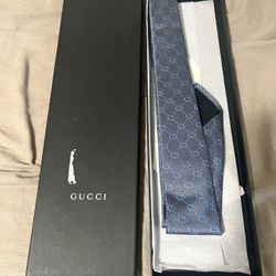 Gucci Navy Neck Tie