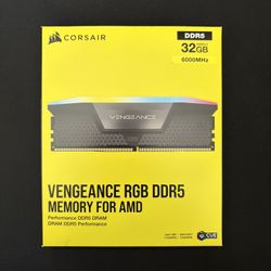 Corsair Vengeance RGB 32GB (2x16GB) 6000MT/s CL36 DDR5 RAM AMD EXPO/Intel XMP Compatible