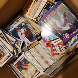 Box Of Baseball Cards