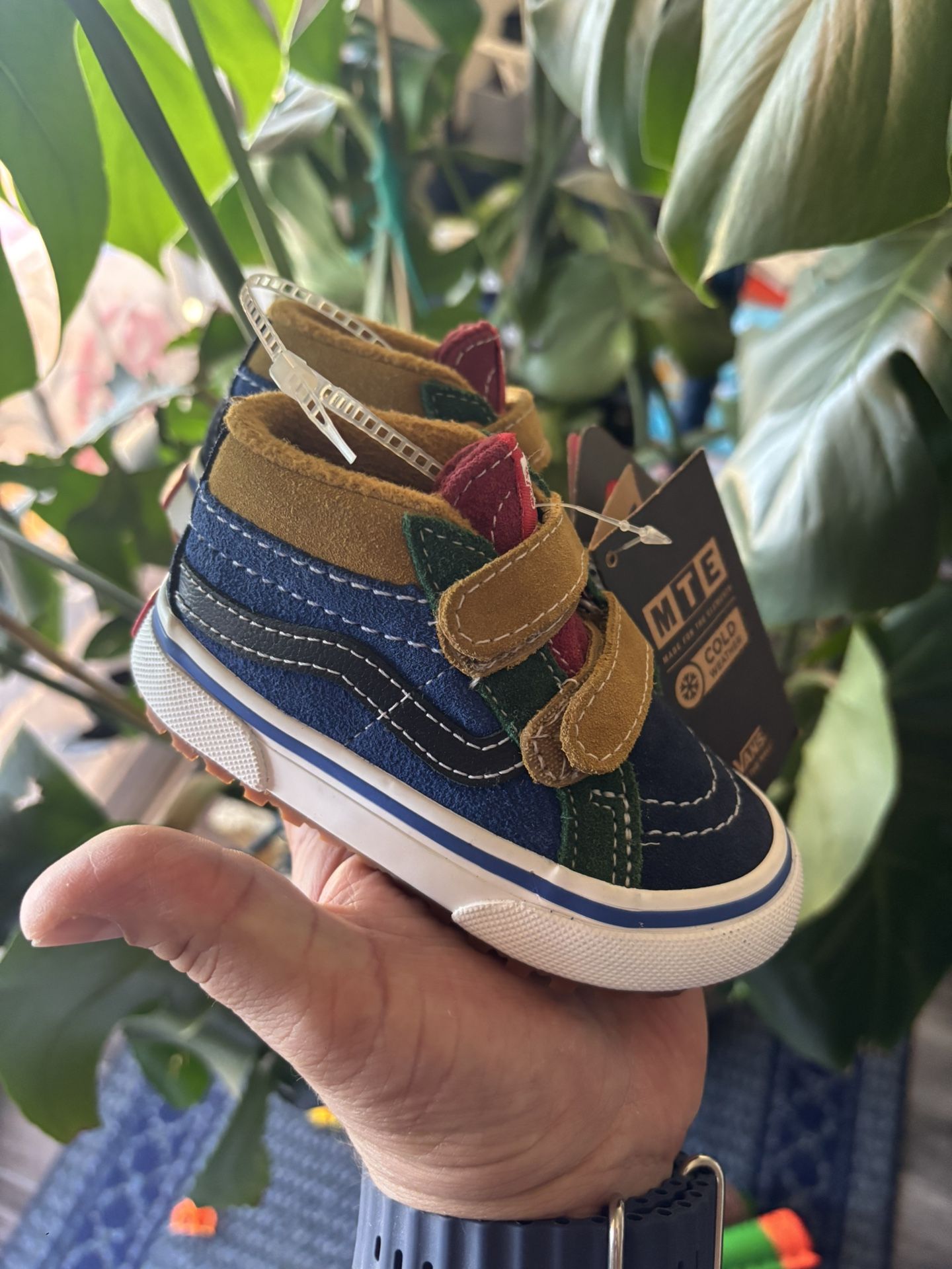 Vans Sk8 Mid Reissue V Mte-1 Toddler Boots / Brown Multi Color