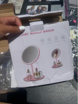 Jewelry organizer and light up makeup mirror