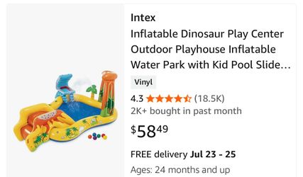 Kids Dinosaur play pool
