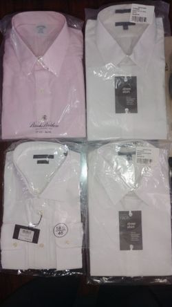 PROFESSIONAL/BUSINESS DRESS SHIRTS+DESIGNER TIE BUNDLE
