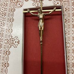 Heavy Cross Gold Color