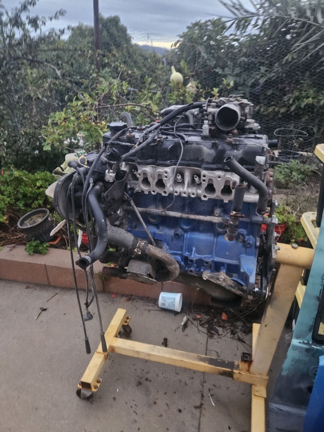 1985 Toyota Pickup 4x4 Engine 22R EFI, Rebuilt, $1200 Including Engine Stand