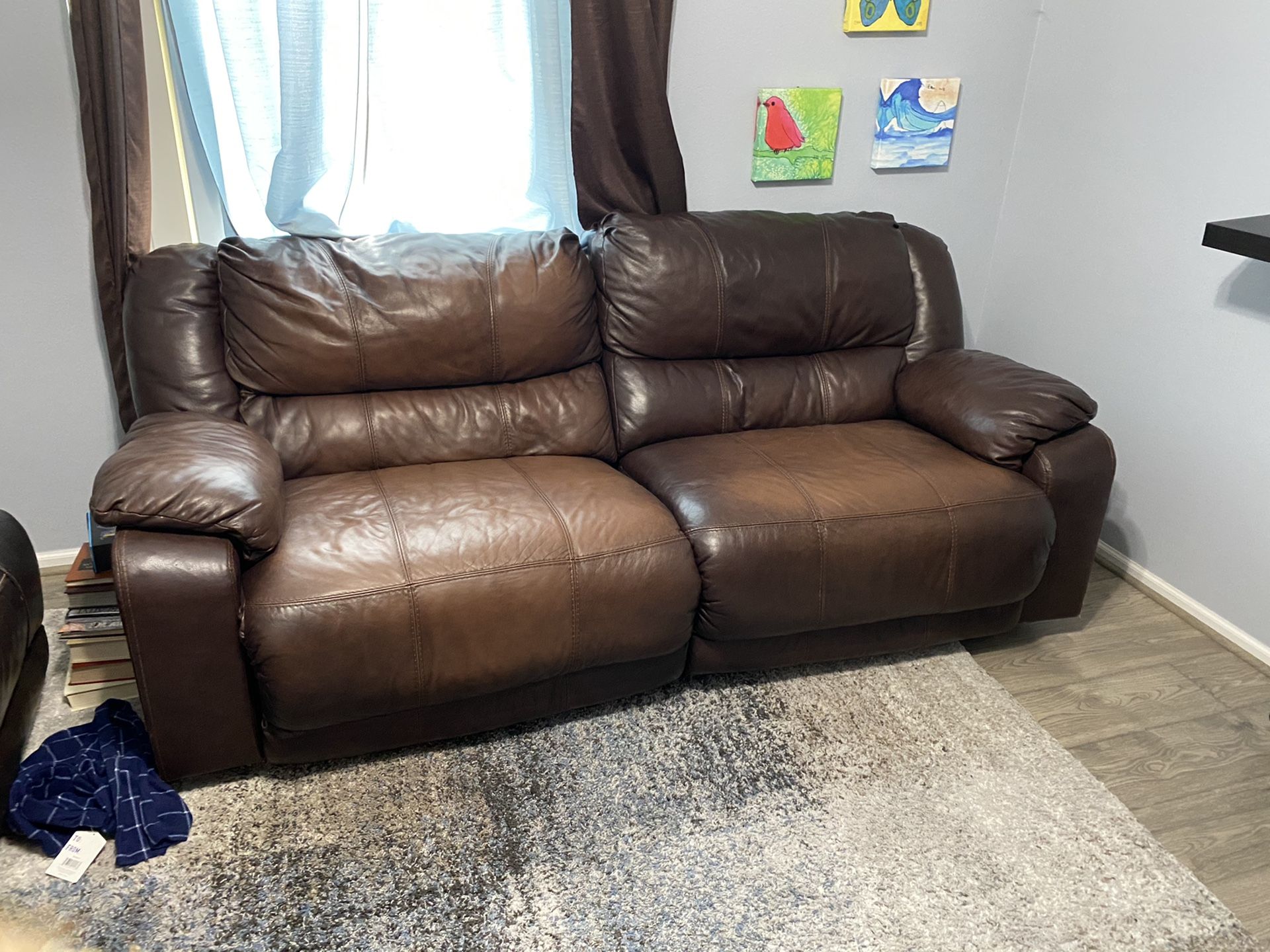 70 Impressive offerup brown leather recliner sofa Satisfy Your Imagination