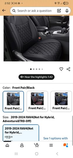 New RAV4 lether seat cover for Whole set