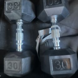 New 30lb Dumbbells