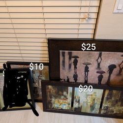 Wall Art Canvas Picture Framed Various To Hang Frame Print Home Decor Christmas Gift