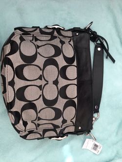 Black coach purse