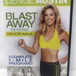 Exercise DVD- Blast Away the Pounds; Indoor Walk with Denise Austin