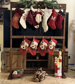 Not Free! Christmas Standing Custom Stocking Holder