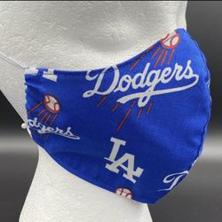 LA Dodgers face mask