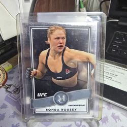 2017 Topps Card Ronda Rousey UfC 