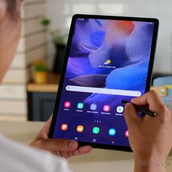 Samsung - Galaxy Tab S7 FE - 12.4" 64GB - Wi-Fi - with S-Pen - Mystic Black - With Case and SD CARD