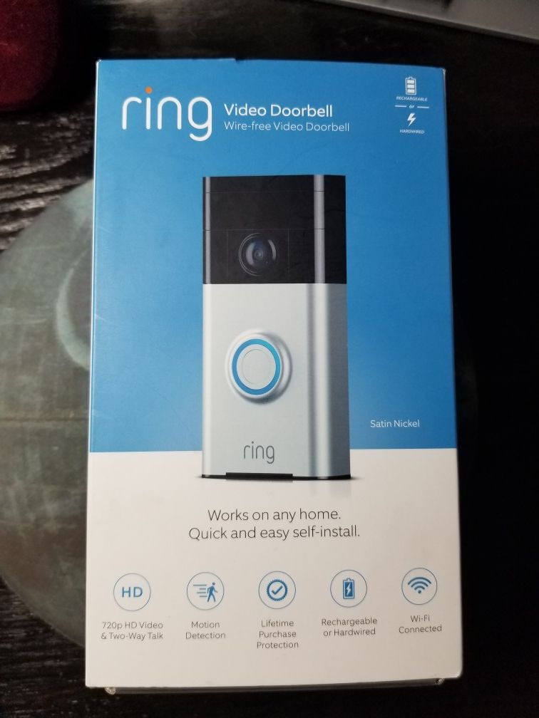 RING VIDEO DOORBELL wireless