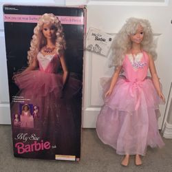 MY SIZE 3 FT TALL BARBIE DOLL 1992