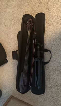 NS Designs Electric Cello Professional with Fretboard Dots & Bag Stand German Bow