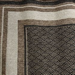 Outdoor/Indoor Rug 7’10” x 10’ – Gertmenian Ravenna – Brown/Tan/Black – Great Condition